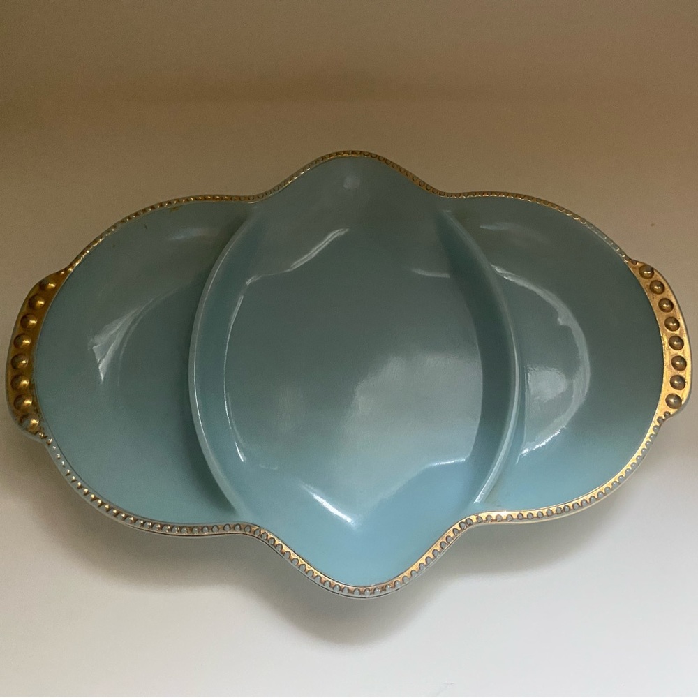 Vintage Fire King relish dish